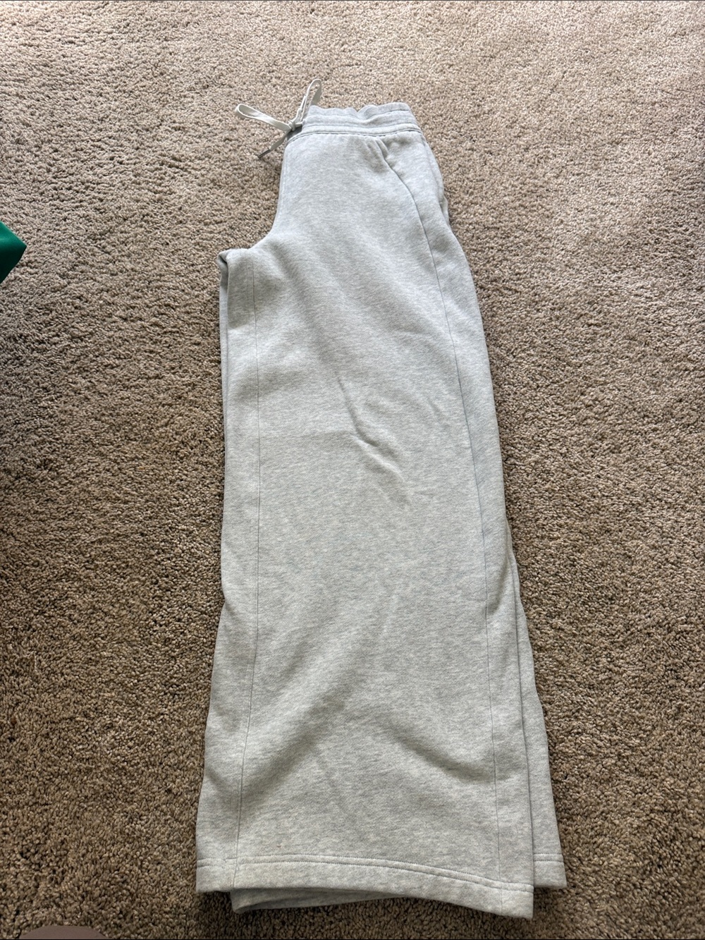 lululemon athletica Light Gray Track Pants - Drawstring Waist